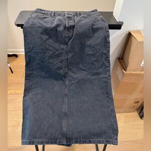 Top Shop Maxi denim skirt